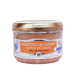 Rillettes de Canard au Foie de Canard, 20% foie gras